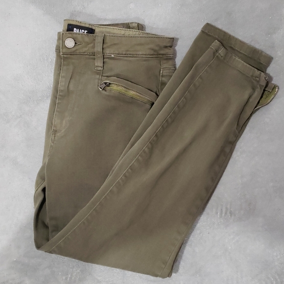 PAIGE Denim - Paige Green Skinny Jean's- Size 30